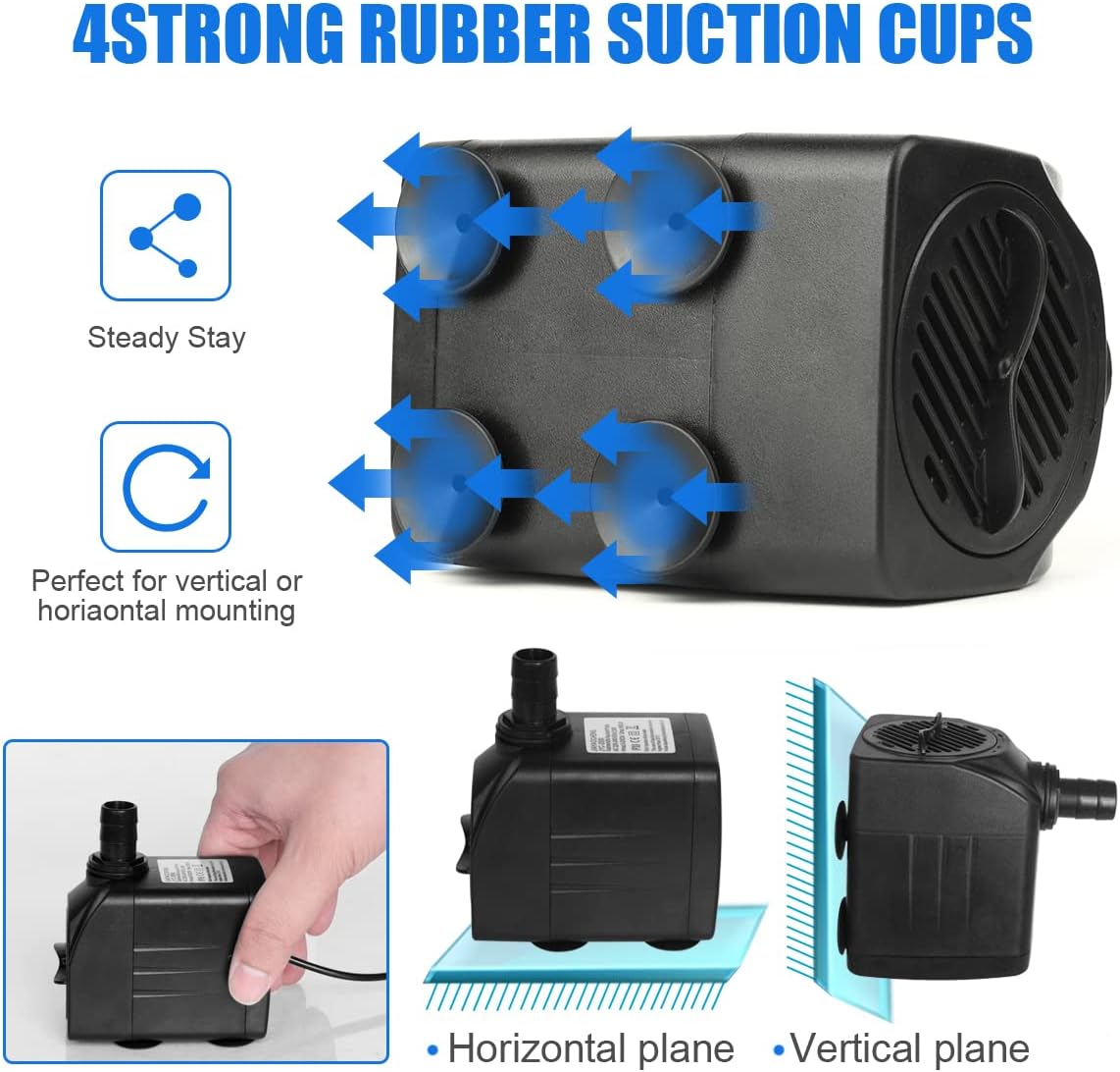 Detalle 2 de Flintronic Mini Bomba de Agua 25W 1500L/H