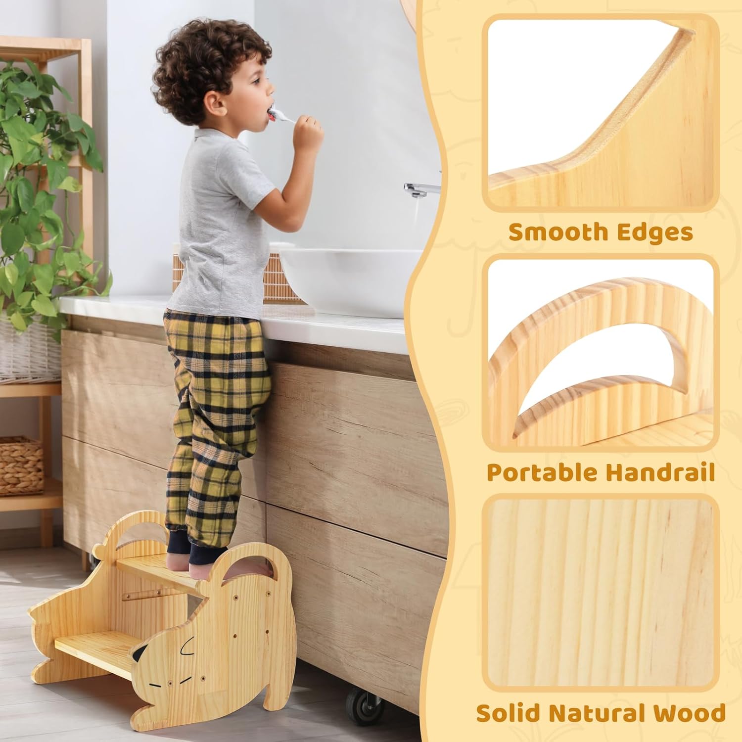 Thumbnail 1 de COSYLAND Toddlers Step Stool