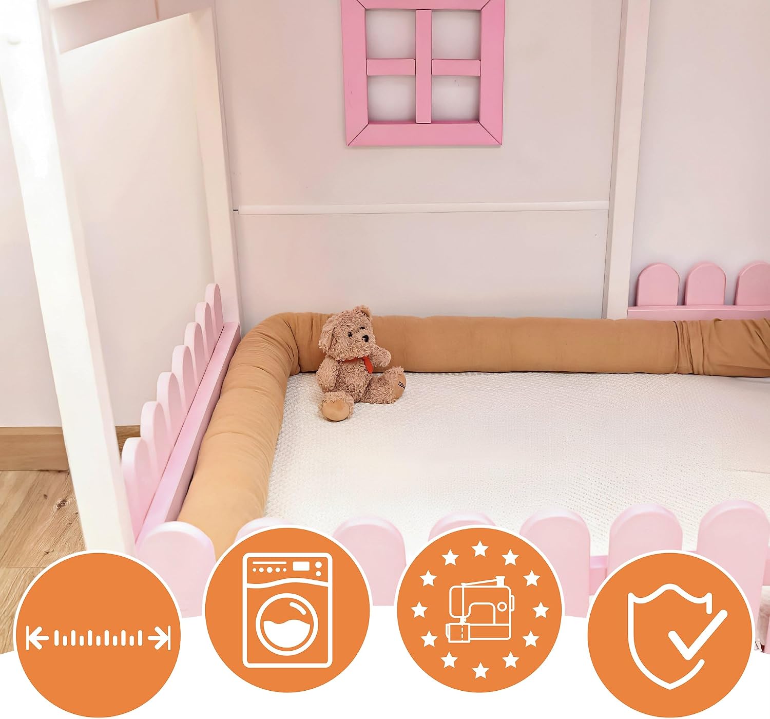 Detalle 2 de Totsy Baby Seitenschläferkissen 400 cm Musselin