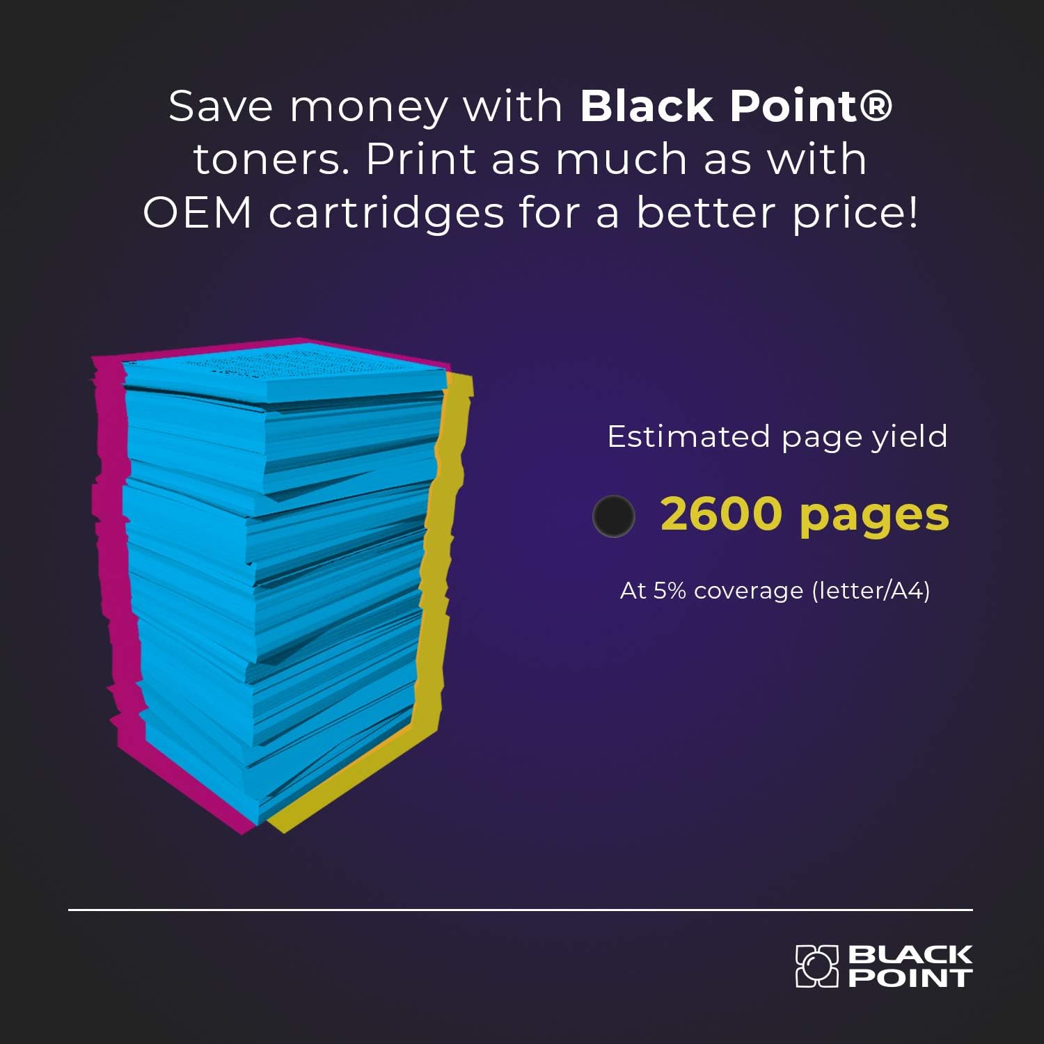 Detalle 1 de BLACK POINT TN-2320 Toner Nero compatibile Brother