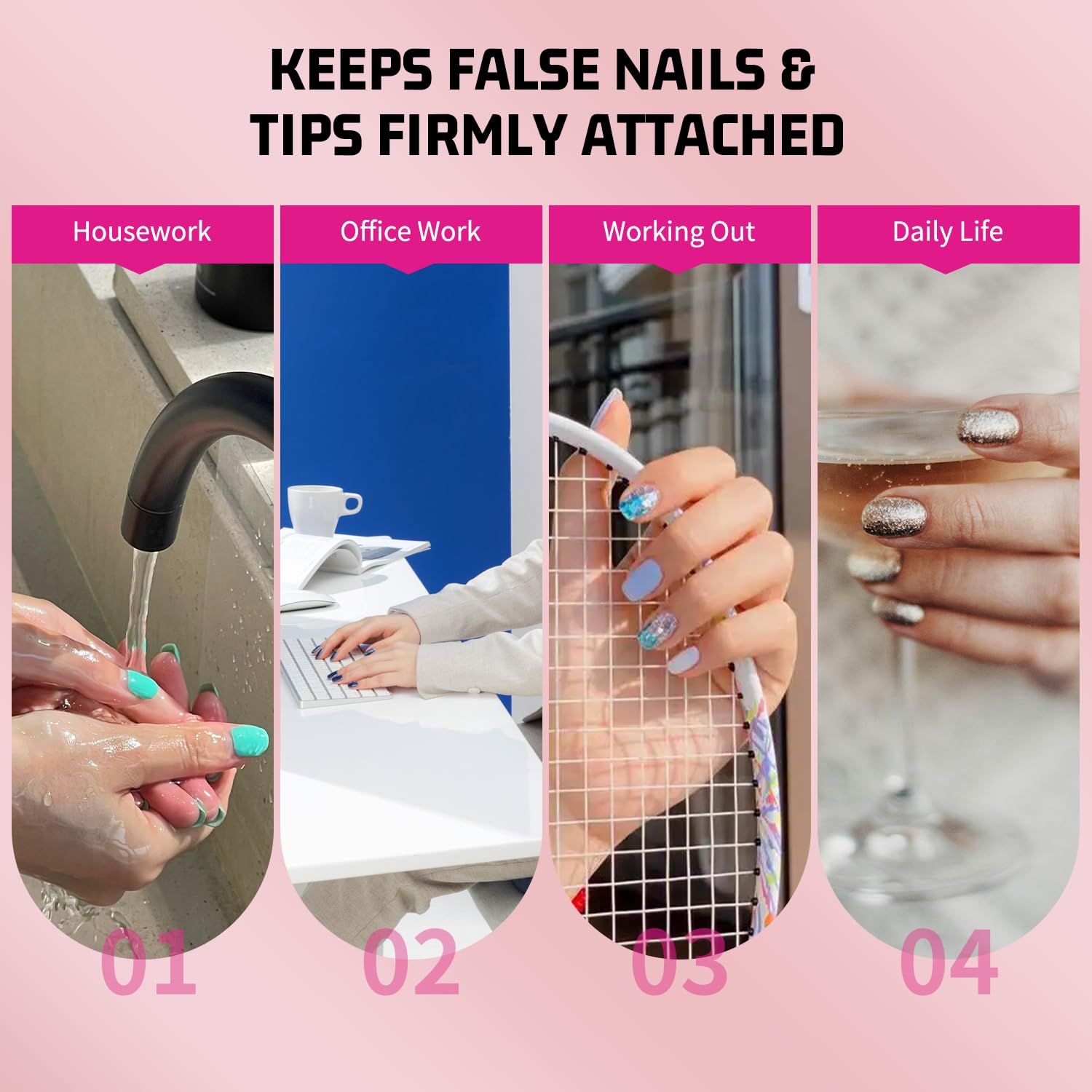 Thumbnail 5 de Nagelkleber-Set 15 g für Press-On-Nägel