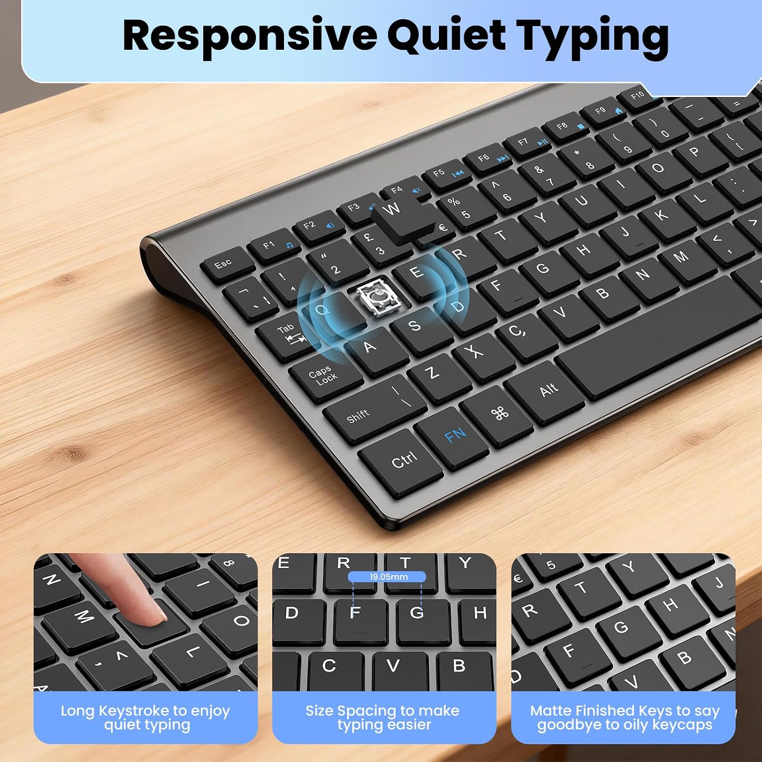 Detalle de cimetech 2.4G keyboard mouse combo