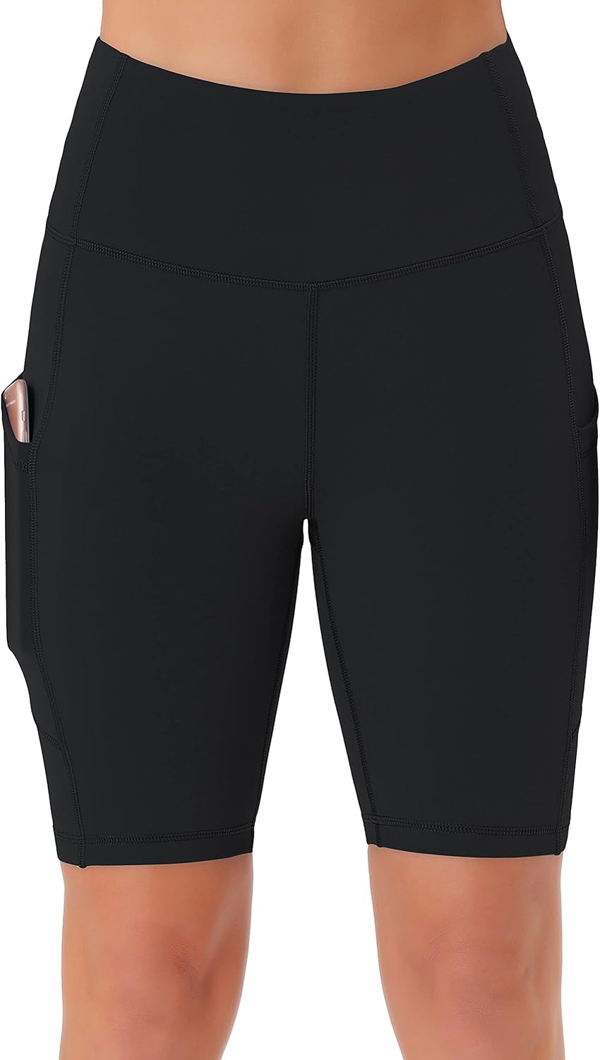 Detalle de Persit Damen Kurze Leggings Blickdicht Radlerhose mit Taschen
