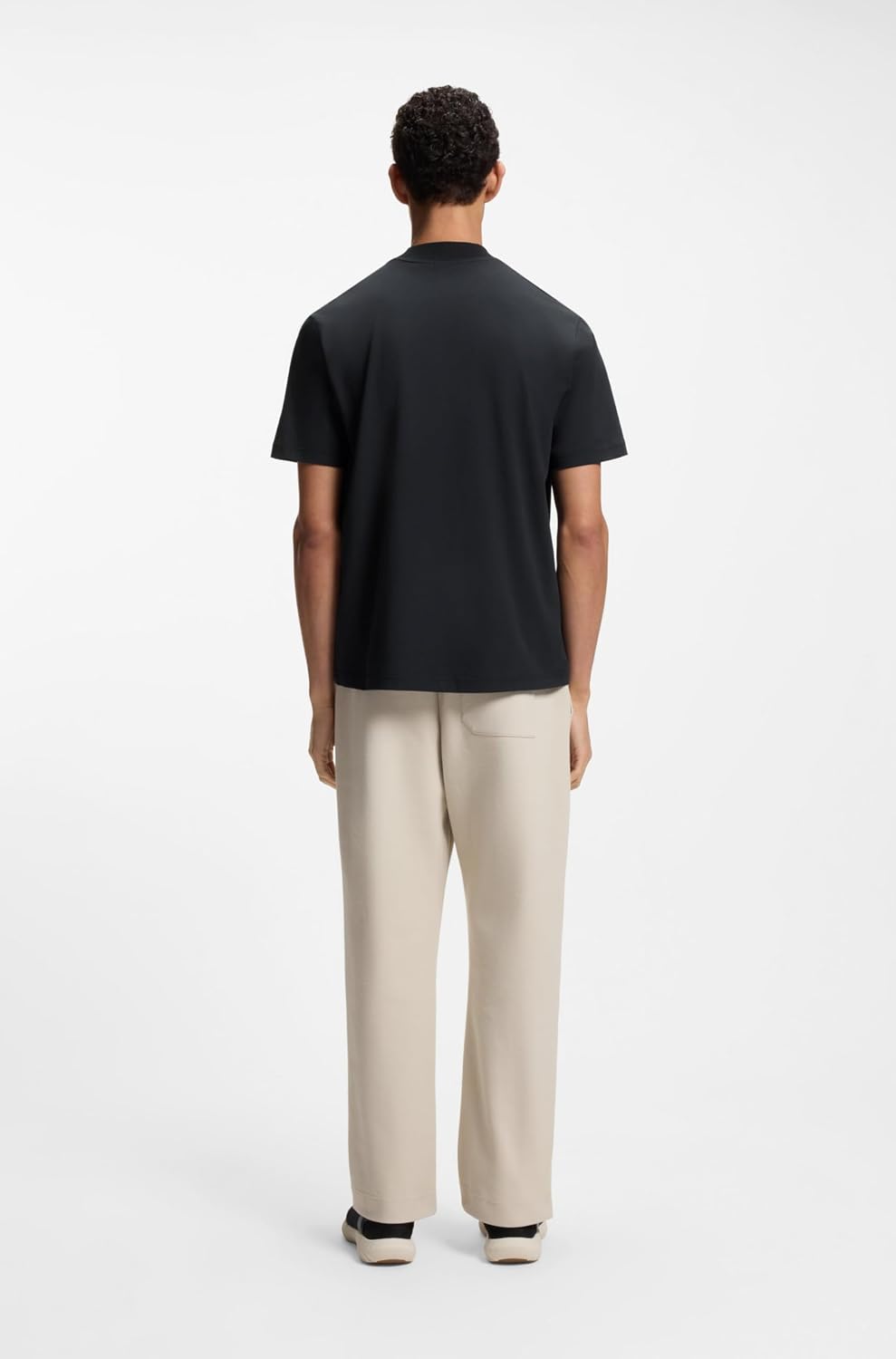 Detalle de BOSS Tee Collar 10270236 01 | T-shirt Homme en coton élasthanne