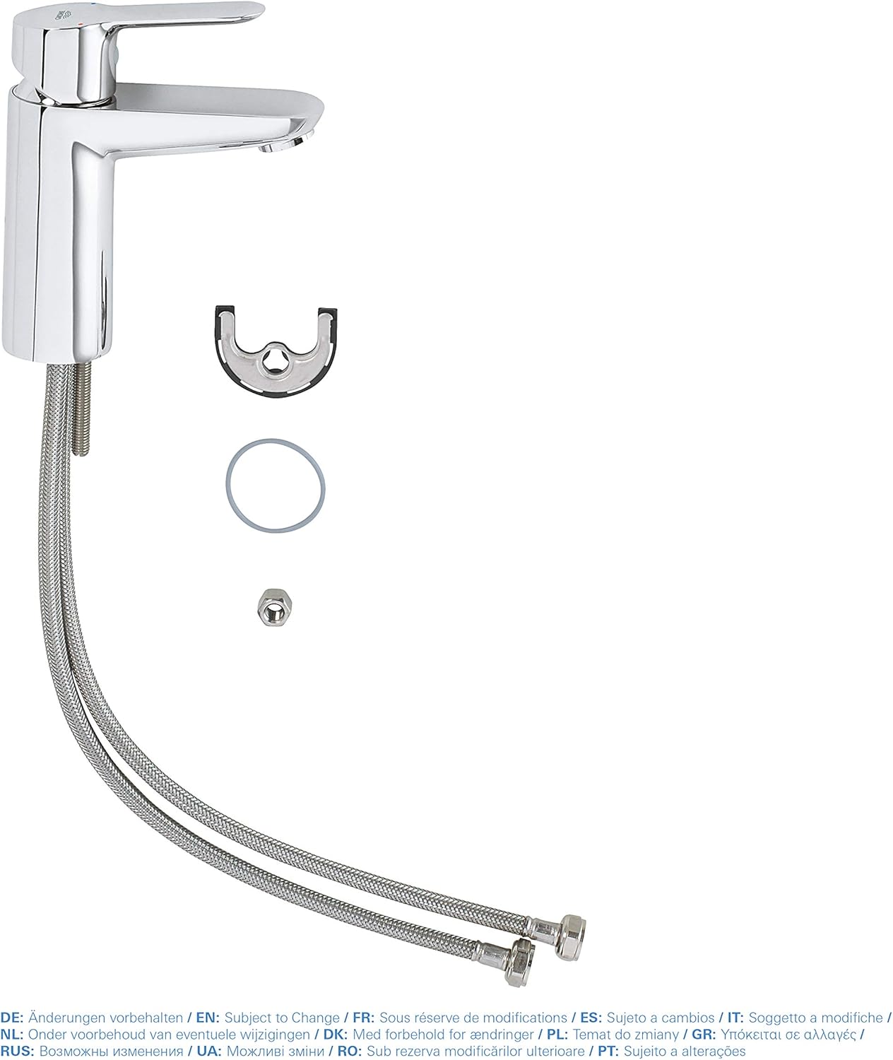 Thumbnail 1 de GROHE BauEdge Rubinetto da bagno monocomando per lavabo, cromo, misura S – cartuccia ceramica