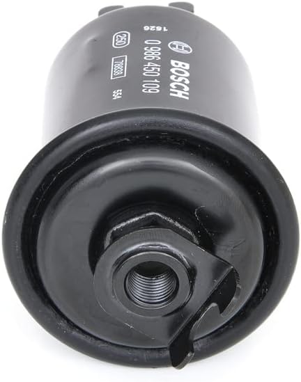 Detalle de Bosch F0109 Filtre à Carburant Essence – séparation des particules et protection du système d'injection
