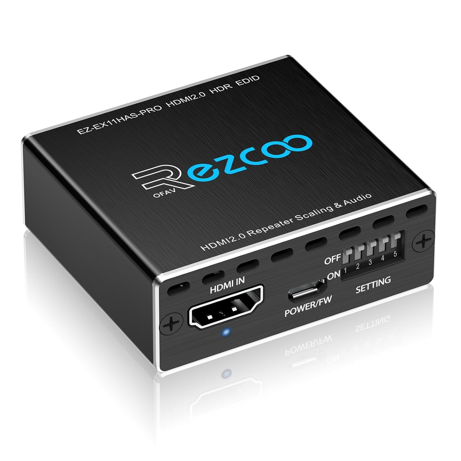 Detalle de HDMI 2.0 Audio Extractor 4K 60Hz mit SPDIF Optical & 3,5-mm L/R – für PS5, HDCP 2.2, EDID-Management