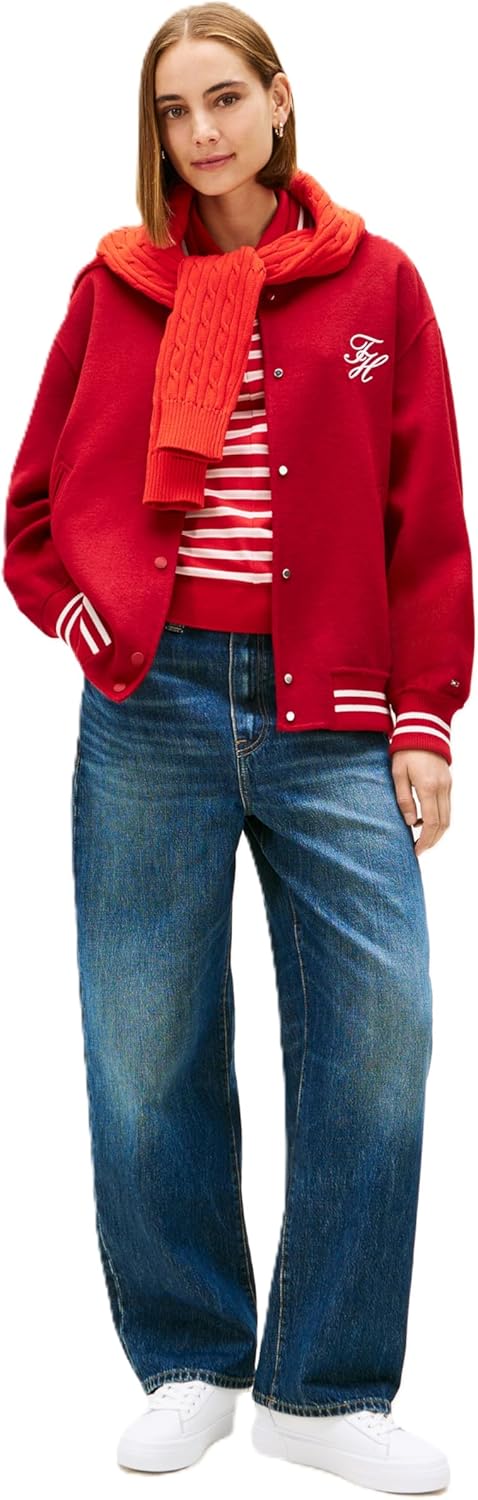 Thumbnail 5 de Tommy Hilfiger Damen Platform Sneaker TH Platform Sneaker Tumbled Leder Low Top