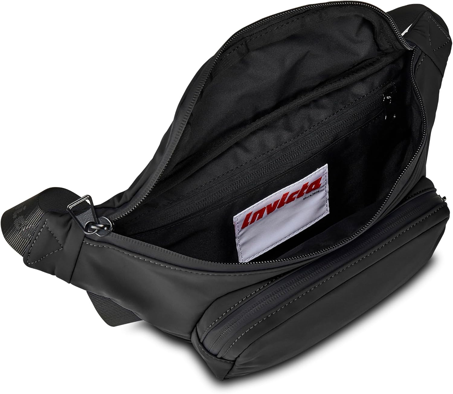 Thumbnail 3 de Invicta Tulgo Urban noir — sac banane 4 L avec poches zippées