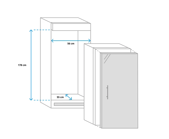 Thumbnail 1 de AEG TK6DS181DS 310 L Kühlschrank