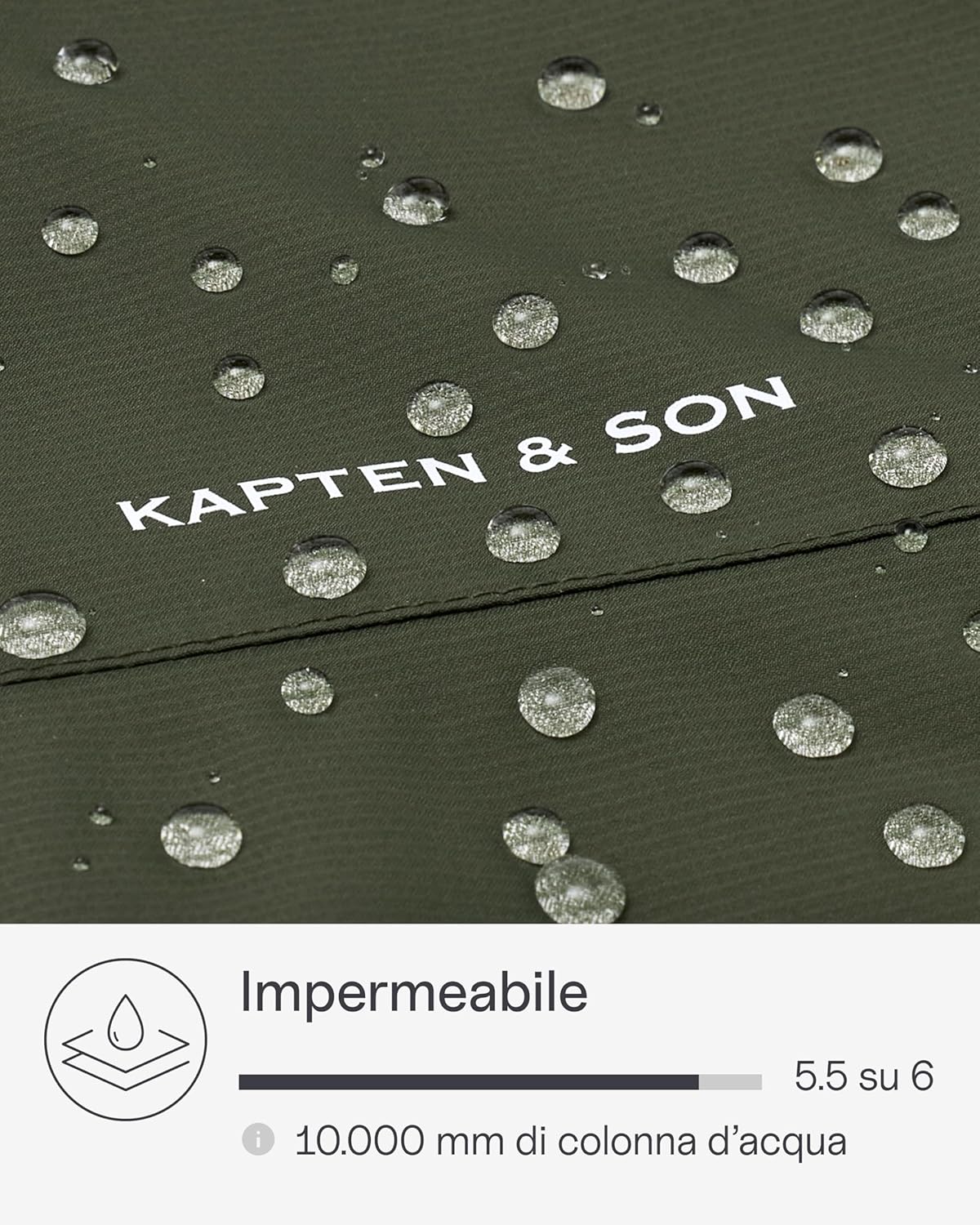 Thumbnail 2 de Kapten & Son Giacca invernale All Black/Sandstone/Olive (XS-XXL) traspirante, impermeabile e antivento