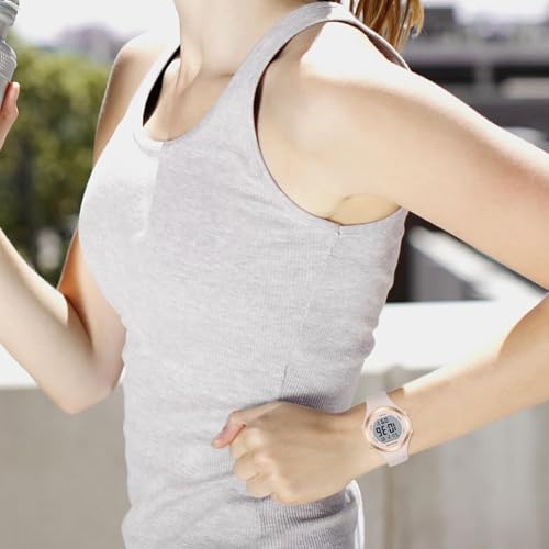 Thumbnail 5 de GOLDEN HOUR Digital Ladies Watch – 5ATM, Rose Gold with Luminous Display and Chronograph