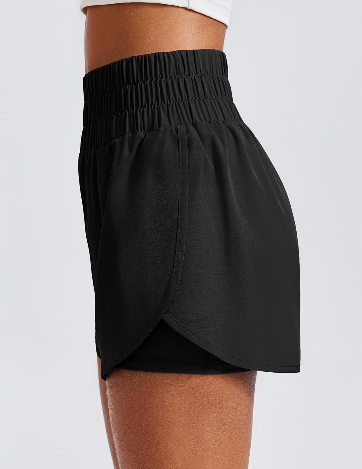 Detalle 2 de PINSPARK Women's Running Shorts 3-inch inseam