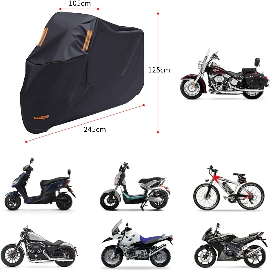 Thumbnail 4 de RunSnail Waterproof Motorcycle Cover XL 96.5