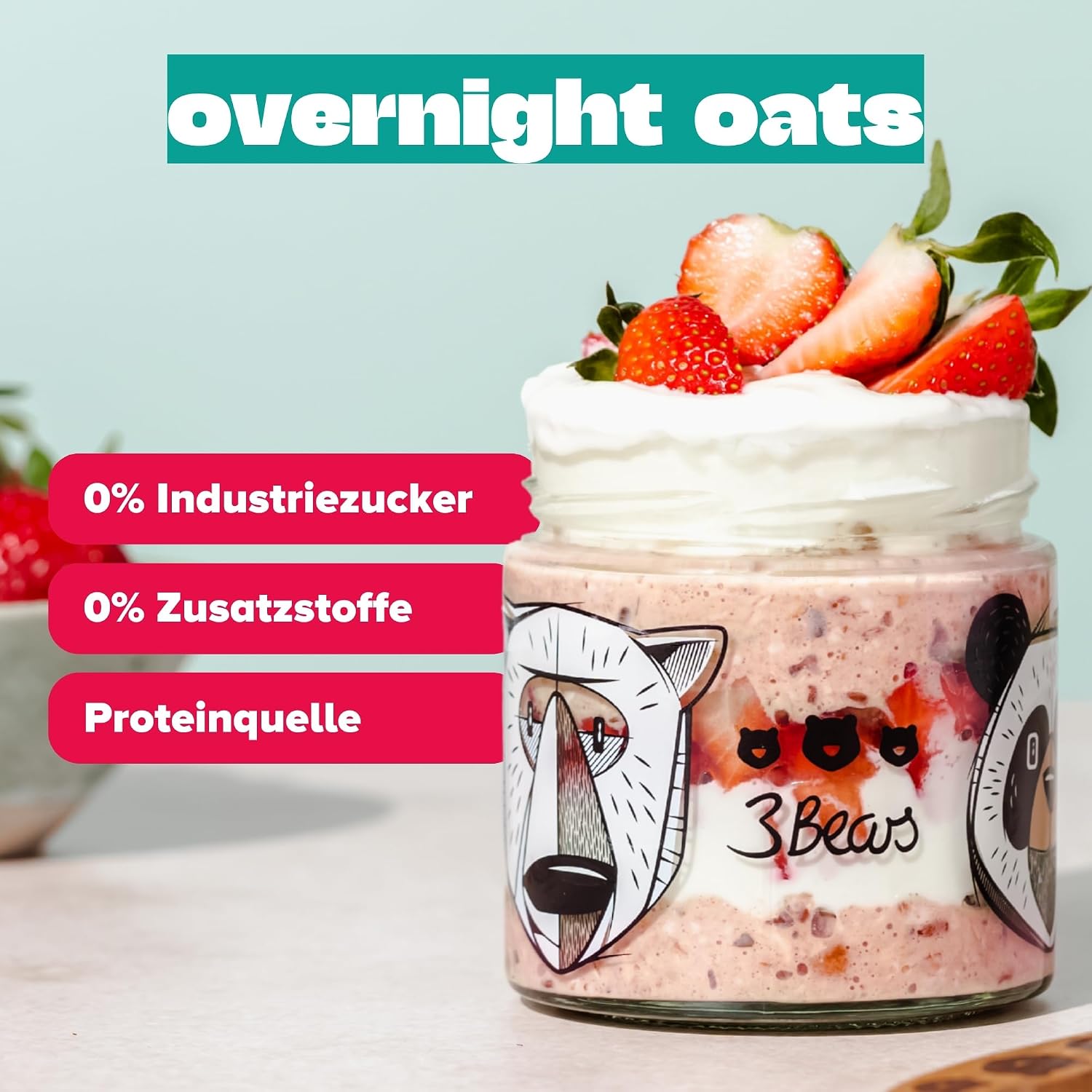 Detalle 1 de 3Bears Overnight Oats Lover-Set 7x400g 🥣
