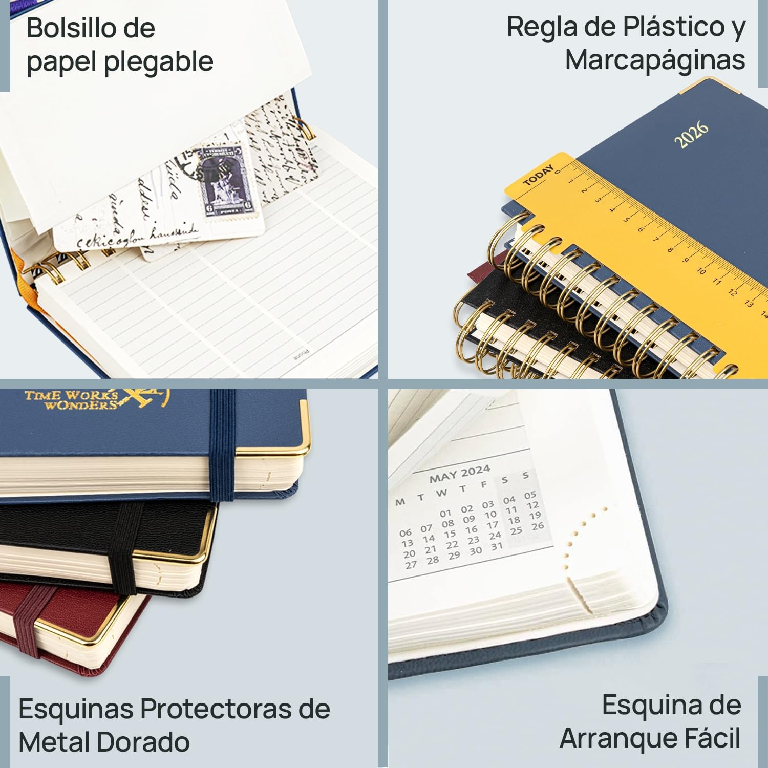 Thumbnail 5 de POPRUN Agenda 2026 Semana Vista 16x10,5 cm