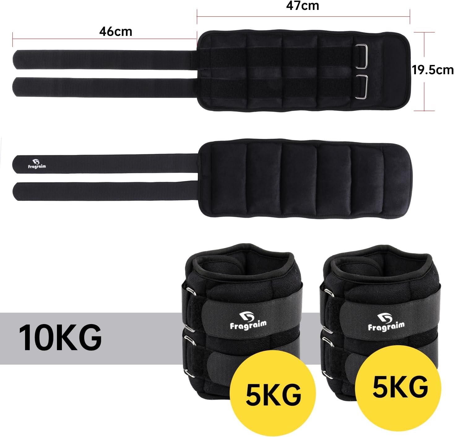 Detalle de Ankle Weights 1 Pair 0.5 kg