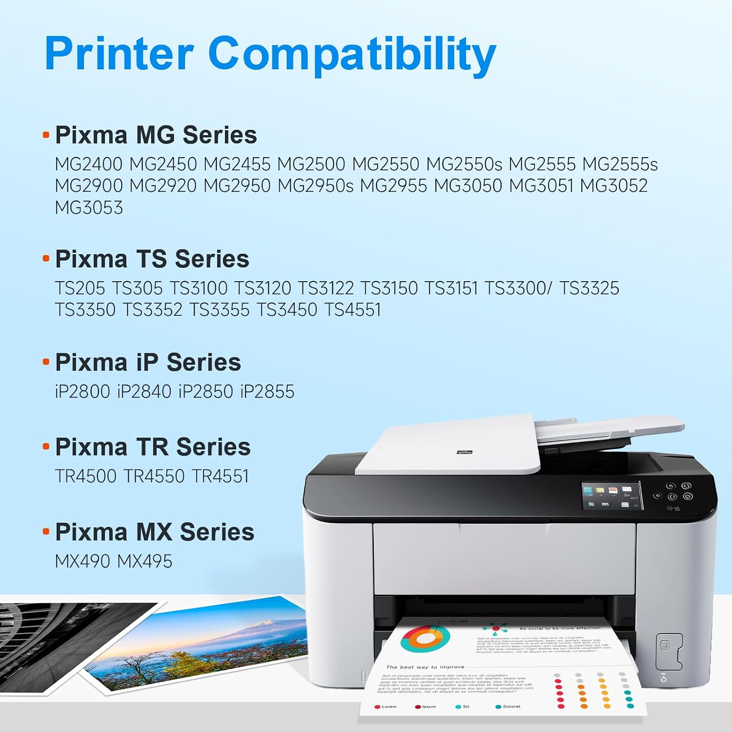 Detalle 2 de Canon PG-545 CL-546 remanufactured ink cartridges 2-pack 🖨