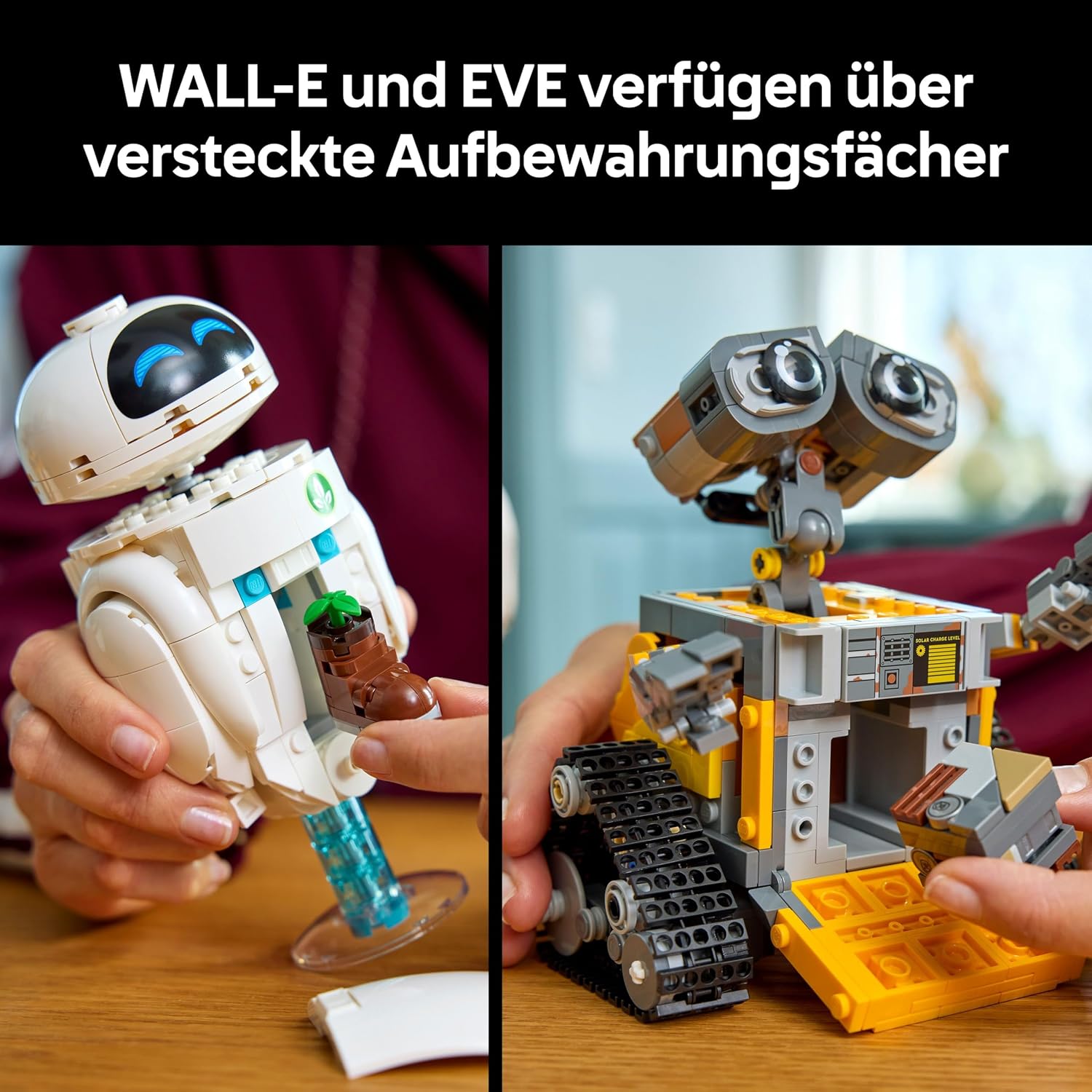 Detalle de LEGO Disney WALL-E und EVE 811 Teile