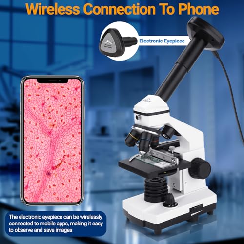 Detalle 2 de MAXLAPTER Compound Microscope 40X–2000X 🔬