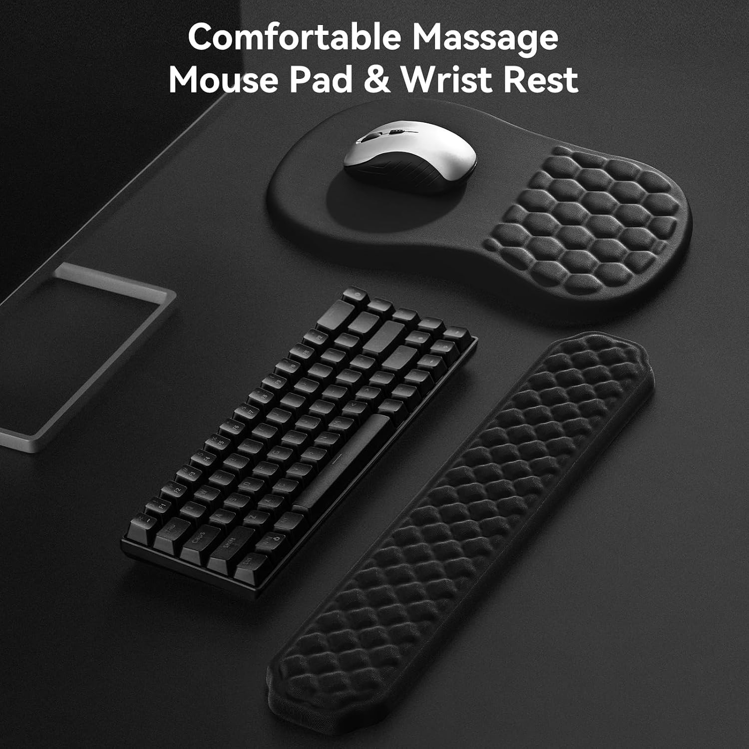 Detalle 2 de EooCoo Keyboard Wrist Rest Set ergonomic