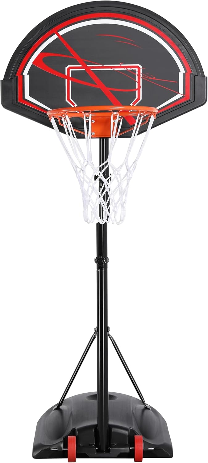 Portable basketball hoop 217 to 277 cm