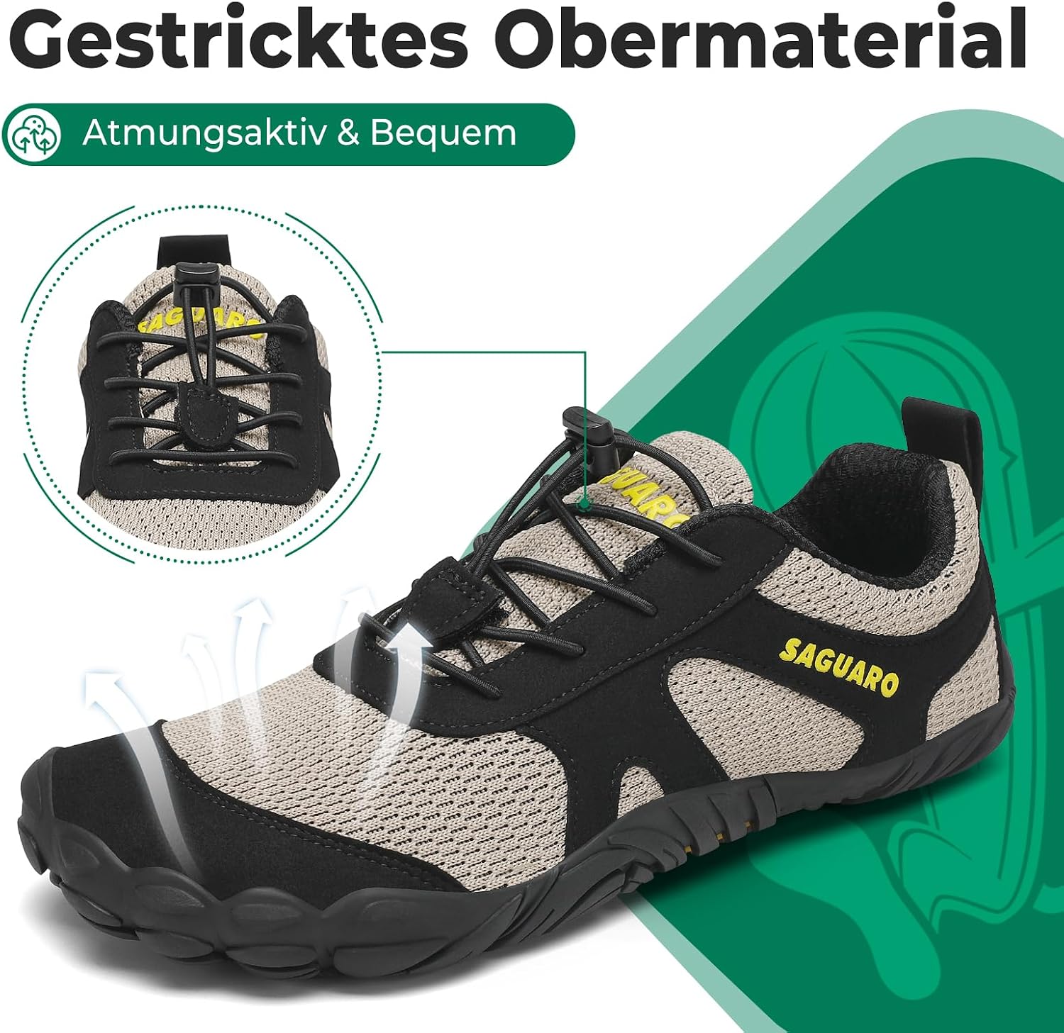 Detalle de SAGUARO Barfußschuhe mit Zero-Drop für 36-48
