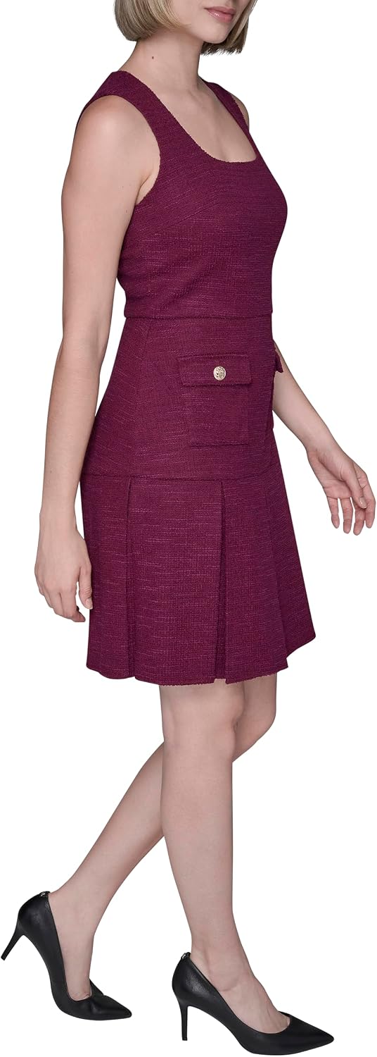 Detalle de Karl Lagerfeld Mini Dress in Textured Knit
