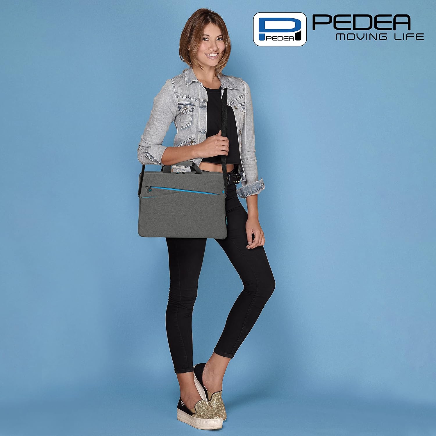 Thumbnail 1 de PEDEA Pedea Laptoptasche „Fashion“ Notebook-Tasche bis 13,3 Zoll – Umhängetasche mit Schultergurt
