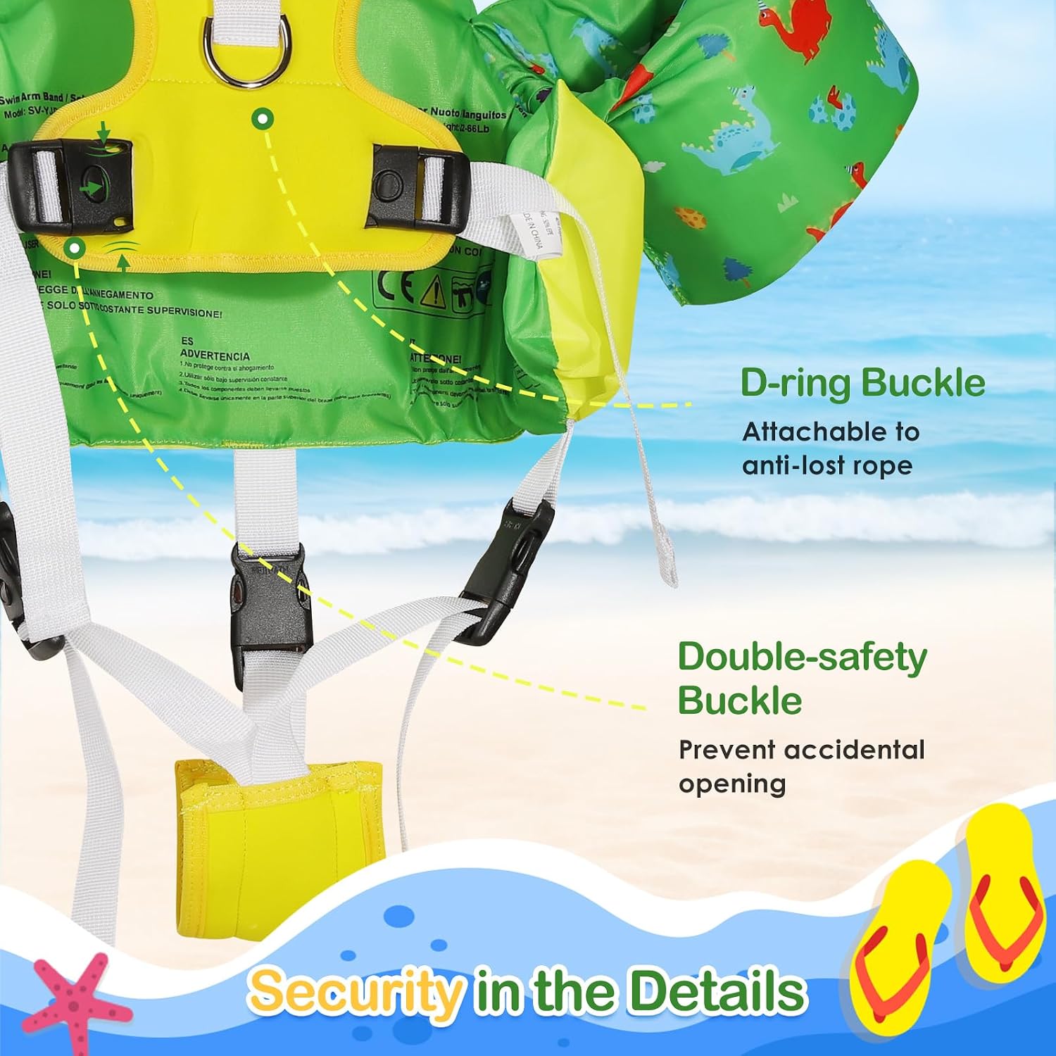 Thumbnail 2 de MoKo Kids Swimming Vest: Toddler Floaties for Safe, Confident Water Play