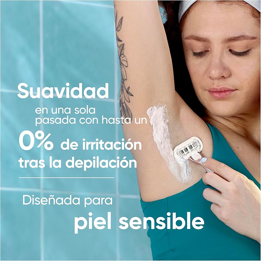 Detalle 2 de Venus Gillette Pro Smooth Sensitive Maquinilla con Recambios