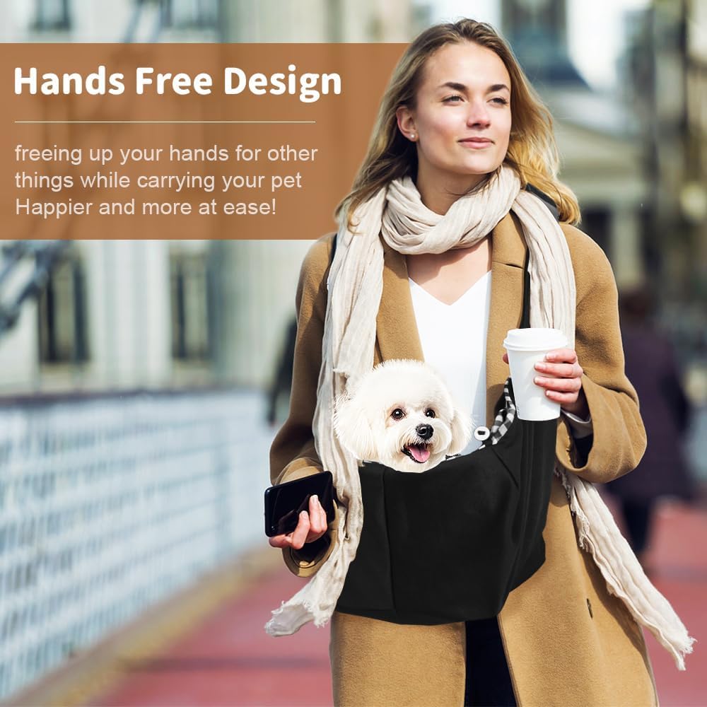 Thumbnail 5 de Hurluksi Dog Sling Carrier for Small Dogs 15 lb
