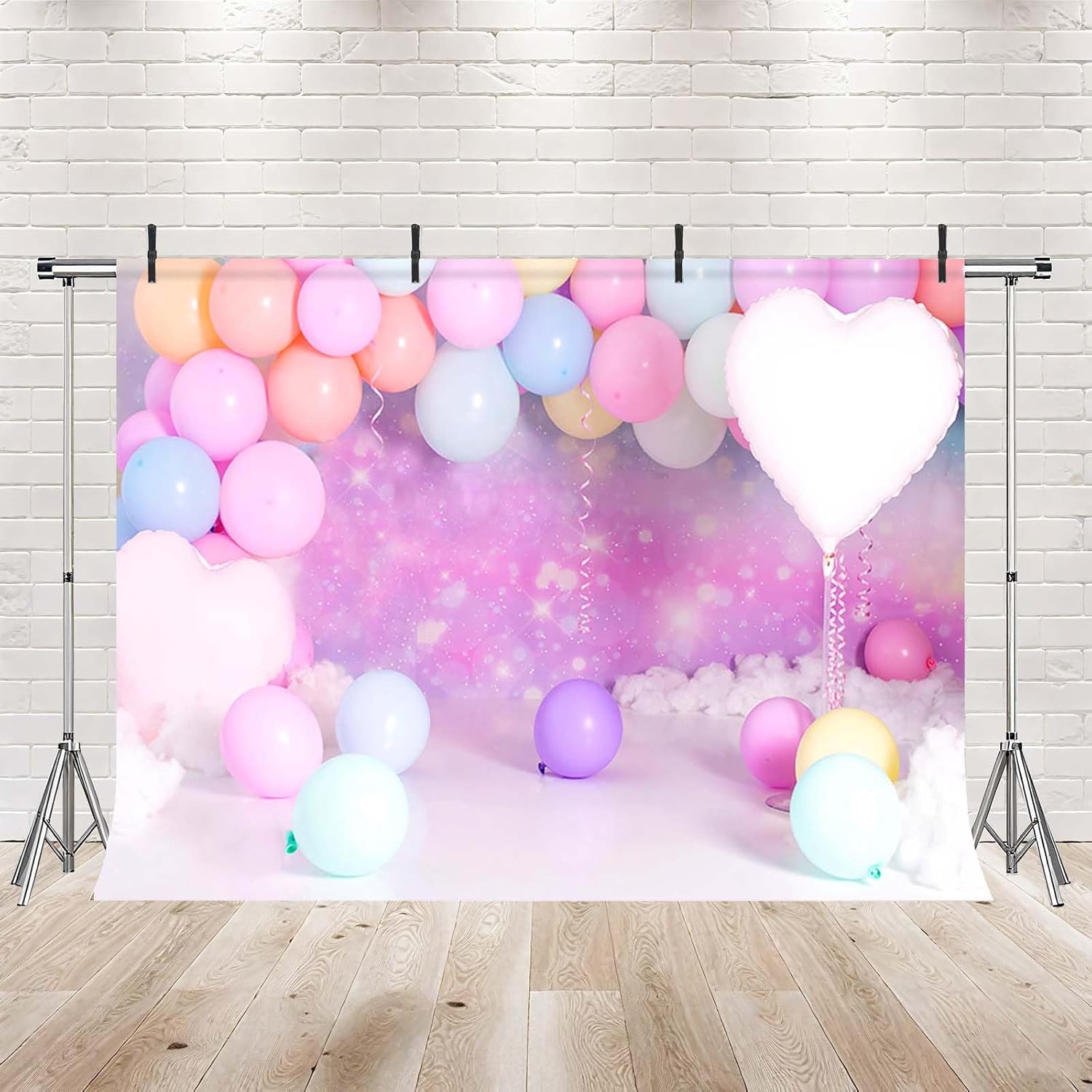 Thumbnail 1 de MEHOFOND 7x5ft Rainbow Cloud Photography Backdrop