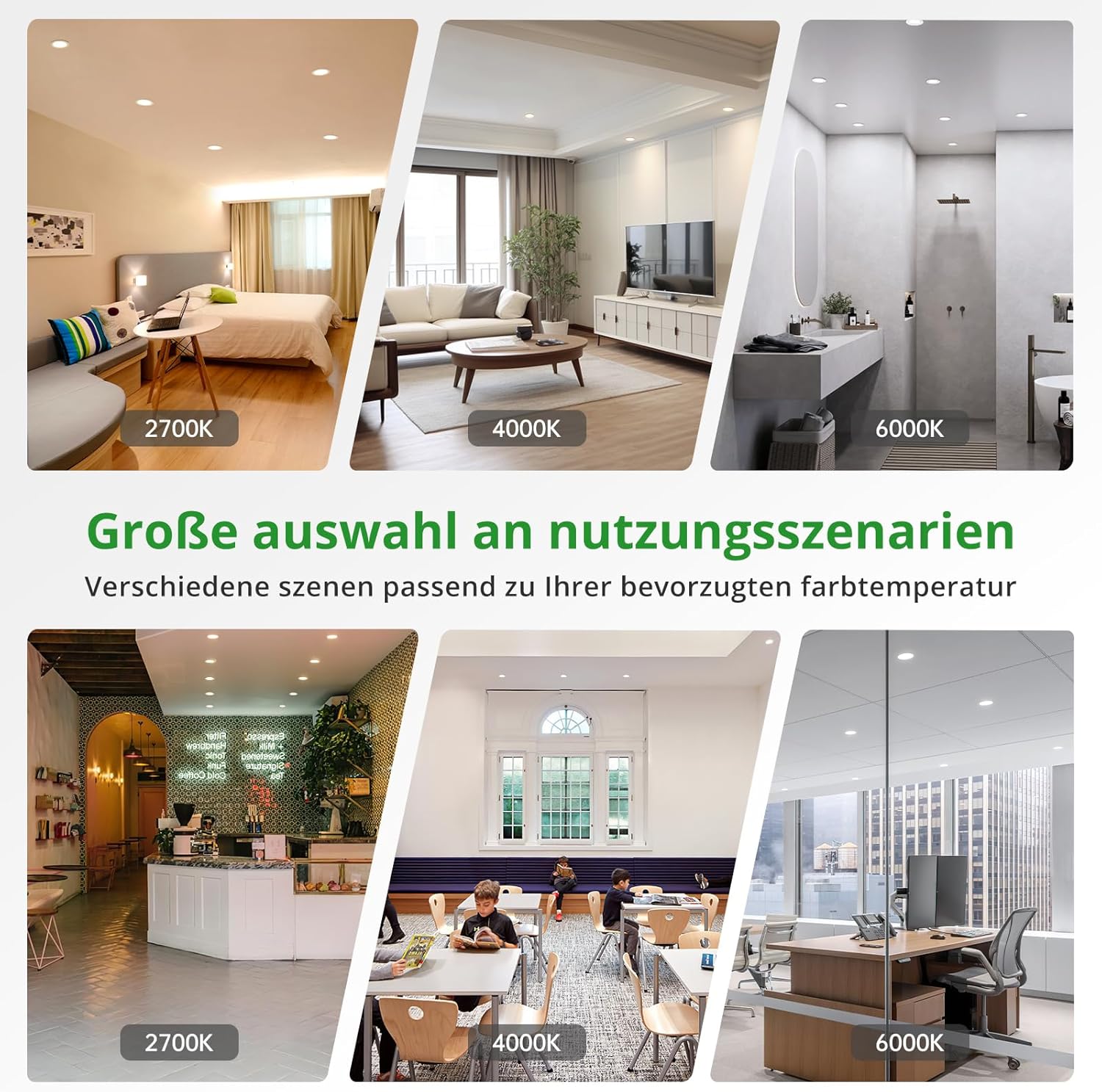 Thumbnail 5 de HOMEOW 20er Set LED-Einbaustrahler 230V 7W – Ultra-flach, IP44, 3 Farbtemperaturen
