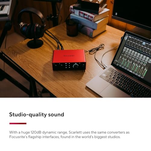 Detalle 2 de Focusrite Scarlett 4i4 4th Gen USB-C Audio Interface