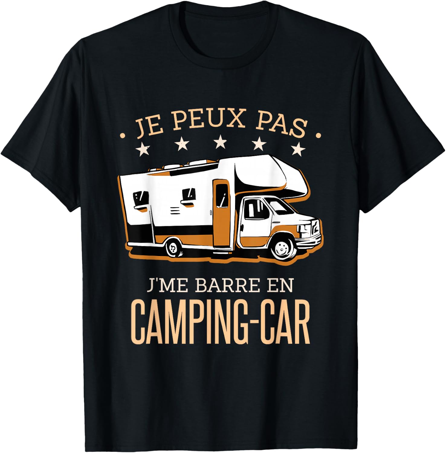 Detalle de Camping-Car - T-Shirt Humour Aventure Nomade