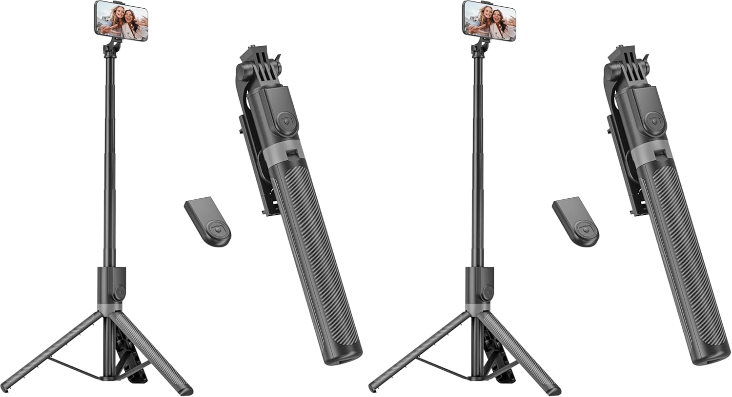 Thumbnail 6 de RISEOFLE 180 cm trépied smartphone rétractable avec télécommande