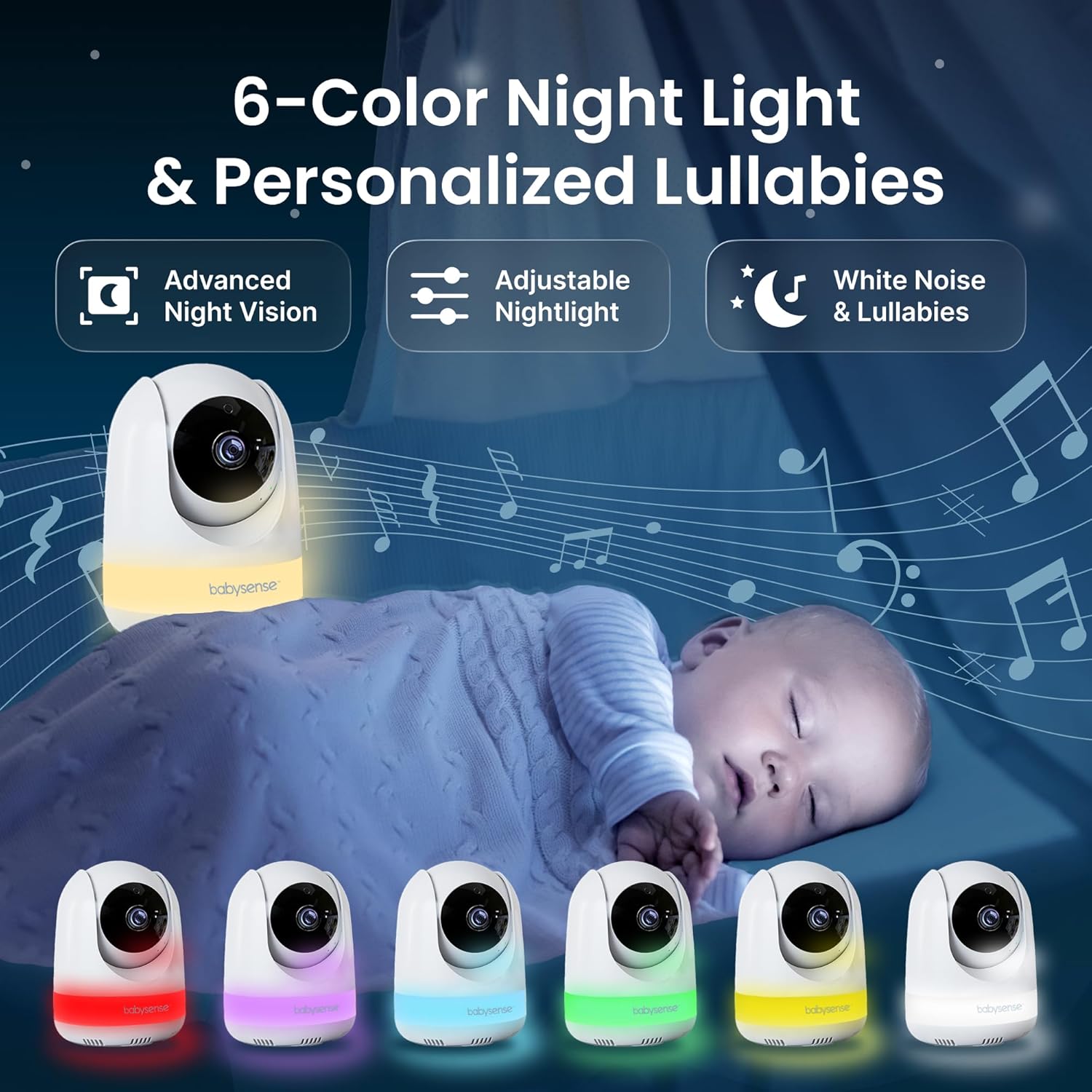 Thumbnail 5 de Babysense Full HD 5.5" Split Screen Monitor 20h
