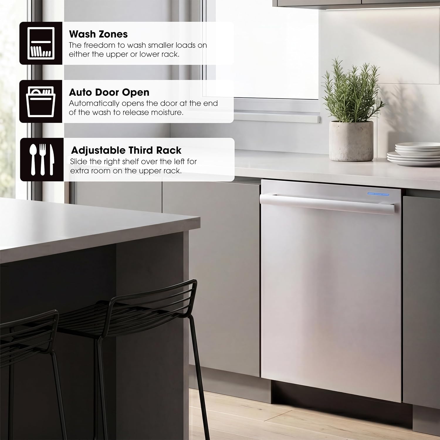 Thumbnail 1 de Sharp Dishwasher SDY6748SNS