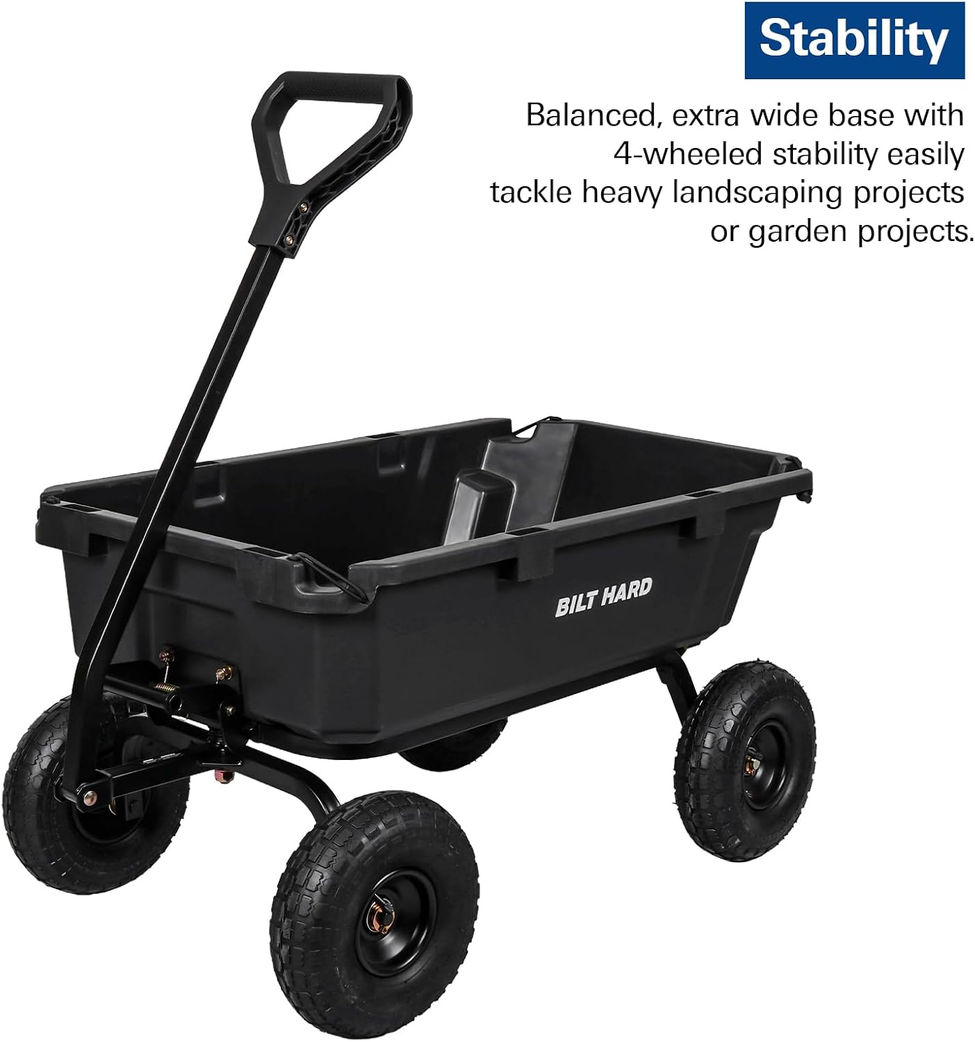 Detalle 2 de BILT HARD Garden Dump Cart 5 Cu. Ft.