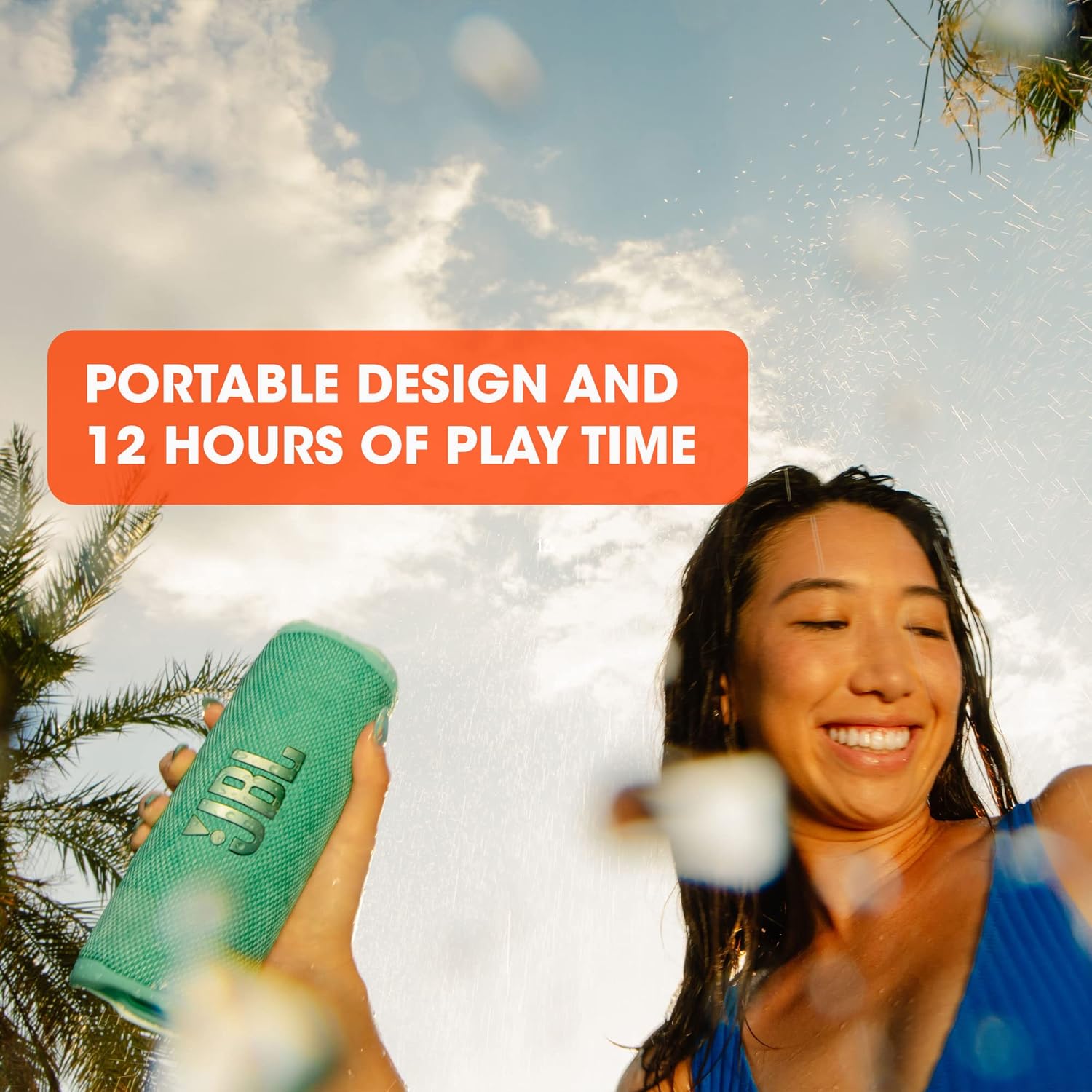 Thumbnail 2 de JBL Flip 6 Portable Speaker Blue – practical, no-nonsense small speaker for everyday listening