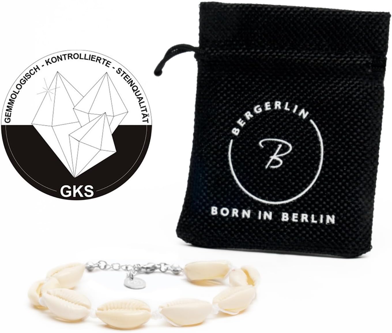 Detalle 1 de BERGERLIN Muschel Armband Unisex