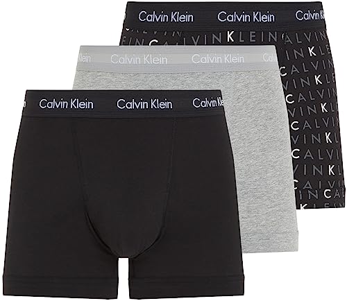 Detalle de Calvin Klein Uomo Pantaloncini Boxer 3 pezzi Multicolore | Comfort quotidiano e stile minimal