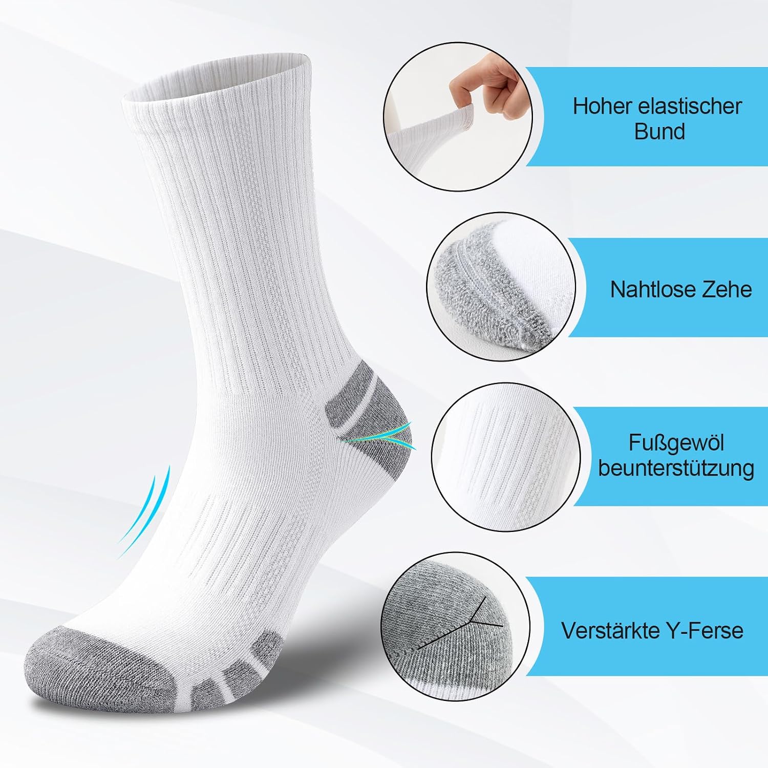 Thumbnail 3 de Cirorld Wandersocken Baumwolle 6 Paar