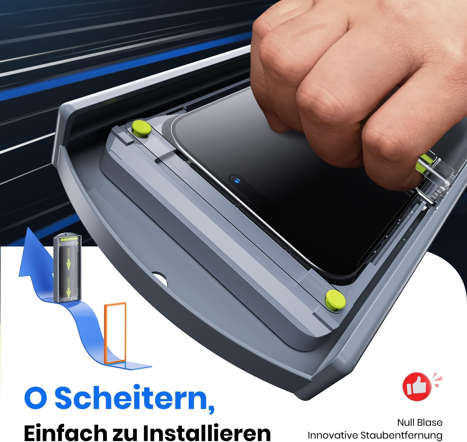 Thumbnail 5 de WSKEN iPhone 17 Pro Sichtschutz Panzerglas
