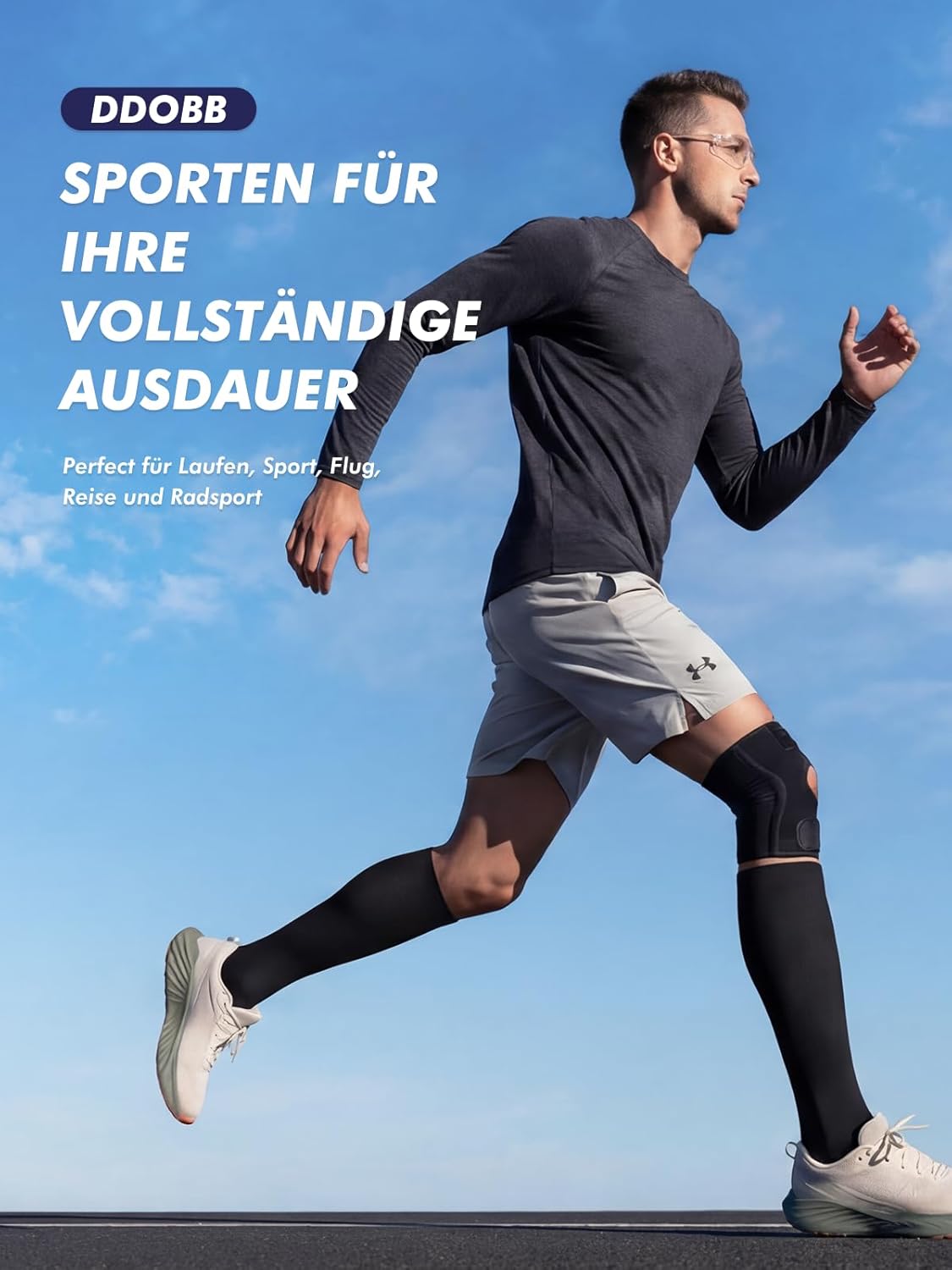 Thumbnail 2 de DDOBB Kompressionsstrümpfe für Damen & Herren – Stützstrümpfe mit 360°-Kompression (4 Paar)