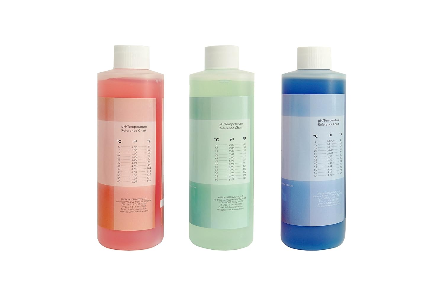Detalle de Apera Instruments pH calibration buffer kit, 8 oz bottles