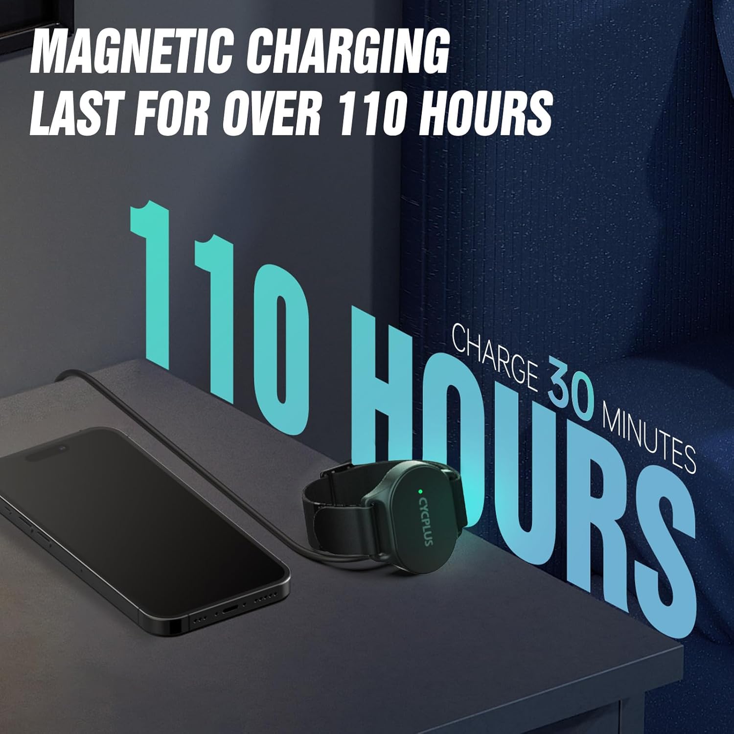 Thumbnail 5 de CYCPLUS Bracciale cardiofrequenzimetro Bluetooth 5.1 + ANT+ con LED zona HR e IP67