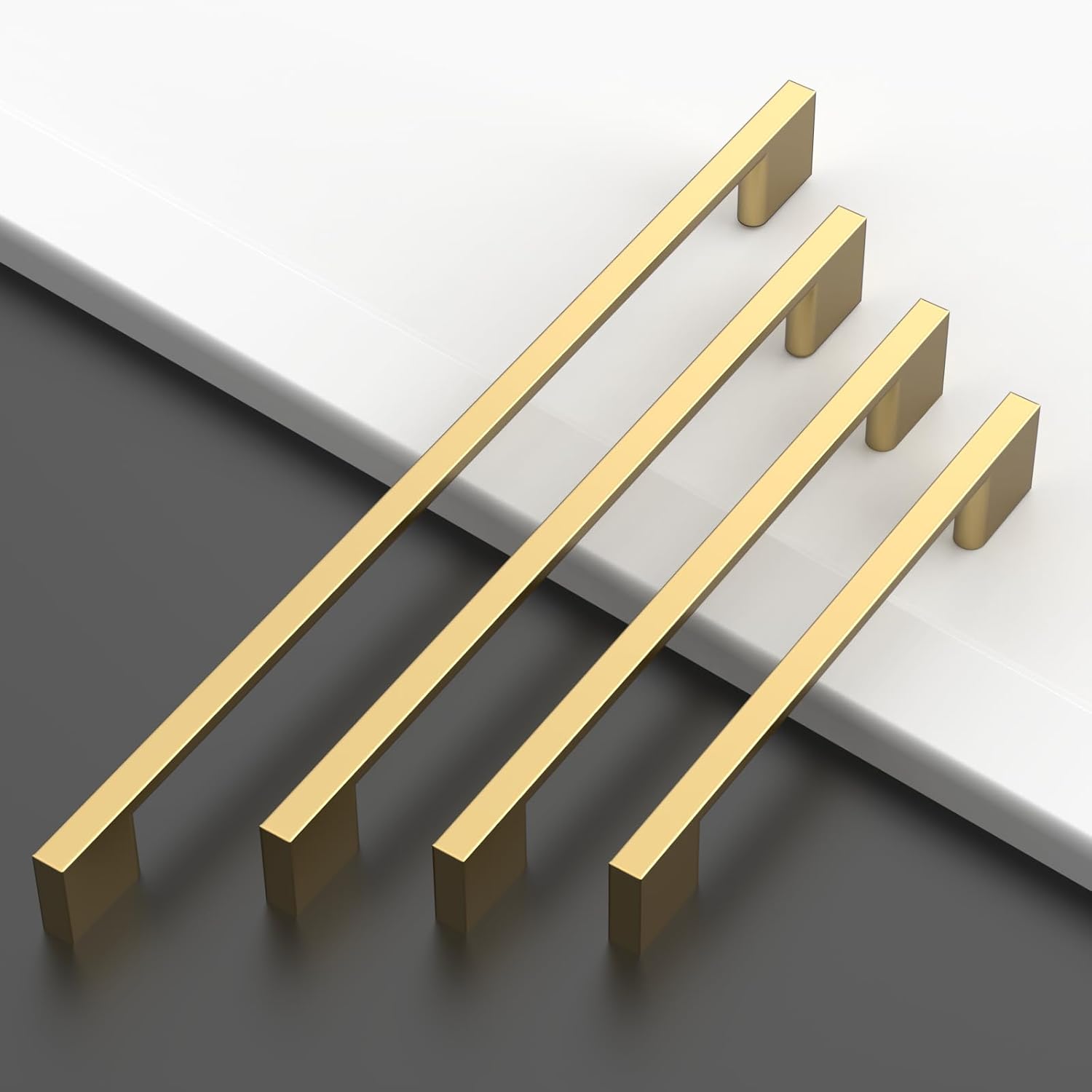 Detalle de Amerdeco 10 Pack Champagne Bronze 5-Inch Cabinet Pulls (128mm) AM008
