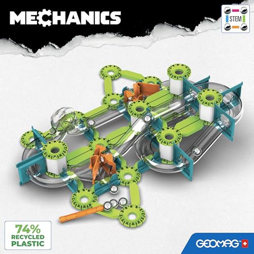 Detalle 2 de Geomag Mechanics Gravity Loops & Turns — 130 piezas 🧩